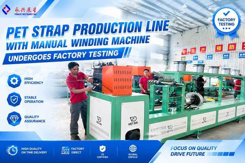 Últimos blogs da empresa sobre Linha de Produção de Fitas PET com Máquina de Enrolamento Manual Passa por Teste de Fábrica