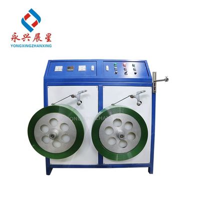 Qualidade  High Stability Automatic Double-station PET Strap Rewinding Machine for Industrial Use fábrica