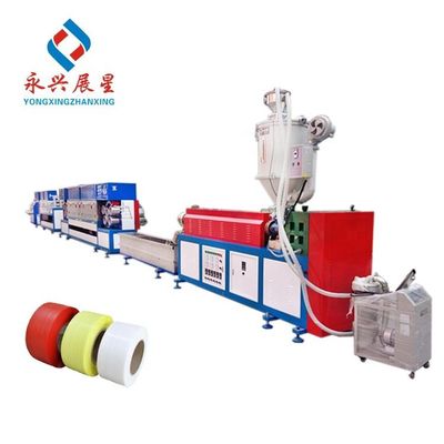 Bom preço Linha de produção de tiras de PP de alta precisão de parafuso único Extrução de plástico ISO9001/2015 Dimensões L30*W1.5*H3.5M on-line