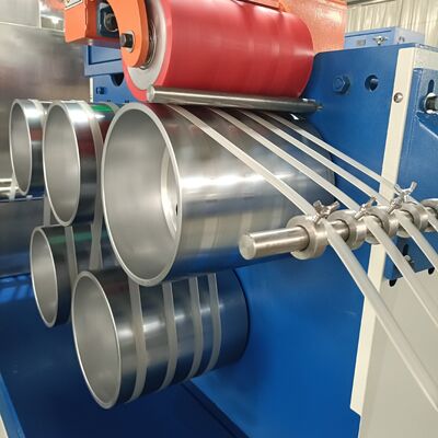 Bom preço Linha de produção de tiras de PP de parafuso único de alta produtividade, com capacidade de 100-800 kg/h para embalagens industriais on-line