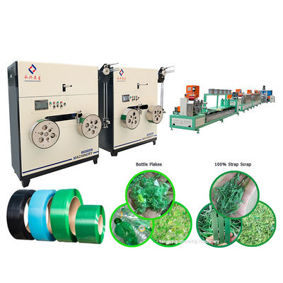 Bom preço Método de enrolamento automático Equipamento de produção de tiras de enrolamento de PET para aplicações pesadas on-line
