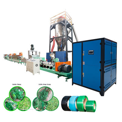 Máquina de fabricação de tiras de PET automática de parafuso único 100 mm
