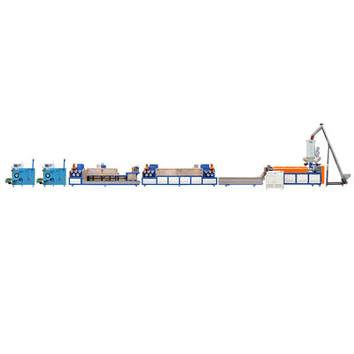 Bom preço Máquina de fabricação de tiras de plástico totalmente automática de 9 mm de parafuso único on-line