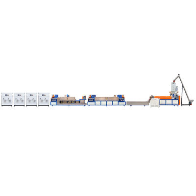 Bom preço Máquina de fabricação de tiras de embalagem de plástico de PP totalmente automática 90-600 KG/H on-line