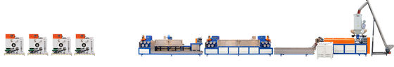 Bom preço 4*9mm Linha de produção de correia de PP totalmente automática 200~250Kg/h on-line