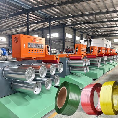 Bom preço Linha de Produção de Fita PET de Parafuso Único Totalmente Automática de Alta Precisão para Fabricação de Fita PET on-line
