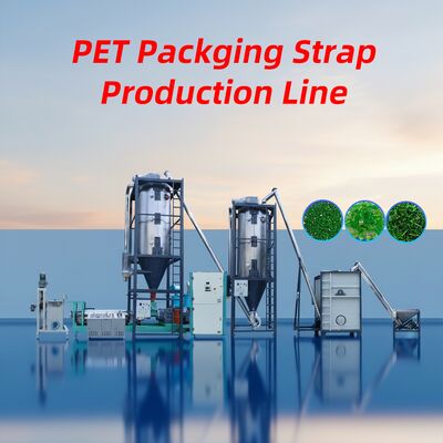 Bom preço Máquina de fabricação de correias de embalagem de PET Capacidade 200-350Kg/h Linha de produção de bandas/cintos on-line