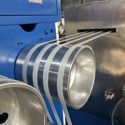 Máquina de fabricação de tiras de plástico totalmente automática de 9 mm de parafuso único