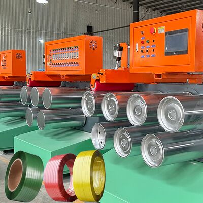 Linha de produção de tiras de PET de enrolamento automático para produção consistente de polietileno tereftalato de PET