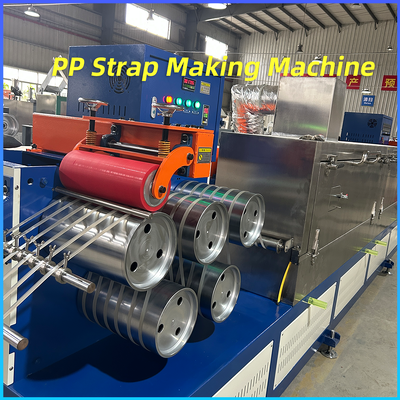 Bom preço correia dos PP 280kg/h 6 para fora que faz a máquina para a linha de produção da correia do polipropileno de 5-19mm on-line